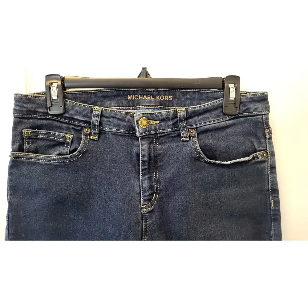Michael Kors Women’s Denim Izzy Skinny Jeans Size 10 Mid Rise Stretch Classic